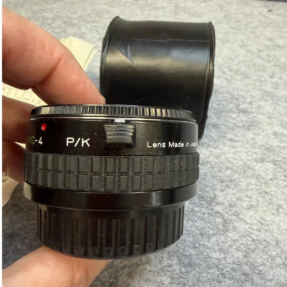 Wolfpro 2X Tele-Converter MC-4 for Pentax P/K Mount Lens Japan with Case‎